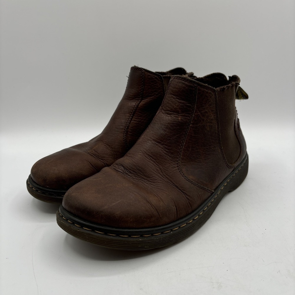 Dr. Martens Lyme Brown Leather Chelsea Boots Men's 7 M Women's 8